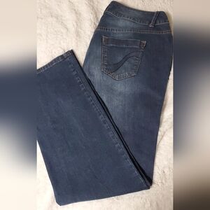 Lane Bryant Dark Blue Straight Leg Jeans